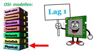 OSI- modellen:
 