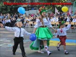 ННаціонально-патріотичне вихованняаціонально-патріотичне виховання
36
 