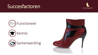 Succesfactoren
Functioneel
Kennis
Samenwerking
 