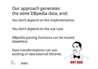 ESWC2017 In-Use - Declarative Data Transformations for Linked Data Generation: the case of DBpedia