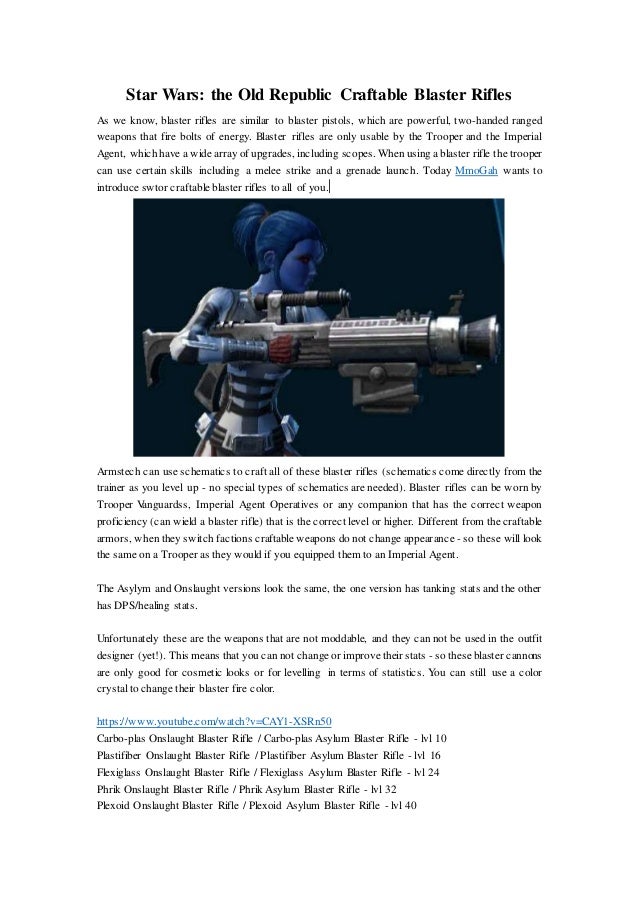Star Wars The Old Republic Blaster Pistol Star Wars The Old Republic Blaster Pistol