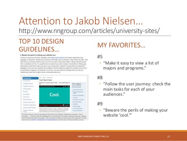 Jakob Nielsen Website Design Guidelines Jakob Nielsen Website Design Guidelines
