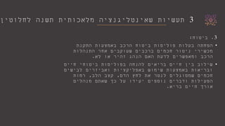 3‫לחלוטין‬ ‫תשנה‬ ‫מלאכותית‬ ‫שאינטליגנציה‬ ‫תעשיות‬
3.‫ביטוח‬:
•‫התקנת‬ ‫באמצעות‬ ‫הרכב‬ ‫ביטוח‬ ‫פוליסות‬ ‫בעלות‬ ‫הפחתה‬
‫התנהלות‬ ‫אחר‬ ‫שעוקבים‬ ‫ברכבים‬ ‫חכמים‬ ‫ניטור‬ ‫מכשירי‬
‫לא‬ ‫או‬ ‫זהיר‬ ‫הנהג‬ ‫האם‬ ‫לדעת‬ ‫ומאפשרים‬ ‫הרכב‬.
•‫חיים‬ ‫ביטוחי‬ ‫בפוליסות‬ ‫להנחה‬ ‫בריאים‬ ‫חיים‬ ‫בין‬ ‫שילוב‬
‫לבישים‬ ‫ואביזרים‬ ‫באפליקציות‬ ‫שימוש‬ ‫באמצעות‬ ‫ובריאות‬
‫שמסוגלים‬ ‫חכמים‬‫לנטר‬‫הדם‬ ‫לחץ‬ ‫את‬,‫הלב‬ ‫קצב‬,‫רמות‬
‫מנהלים‬ ‫שאתם‬ ‫כך‬ ‫על‬ ‫יעידו‬ ‫נוספים‬ ‫ודברים‬ ‫הפעילות‬
‫בריא‬ ‫חיים‬ ‫אורך‬.
 