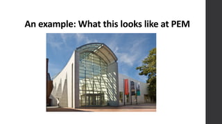 An	
  example:	
  What	
  this	
  looks	
  like	
  at	
  PEM
 