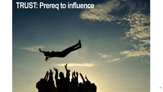 @aames | © 2017 Idyll Point LLC 15
TRUST: Prereq to influence
 
