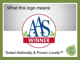 What this logo means:
Tested Nationally & Proven Locally™
 