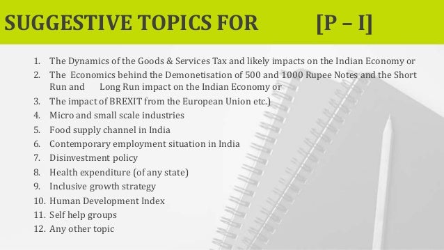 😂 Project topics related to economics. Economics Project Topics and