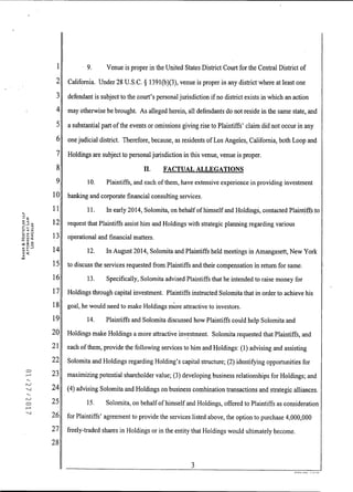 2017 Henry Lorin v Loop Industries Complaint