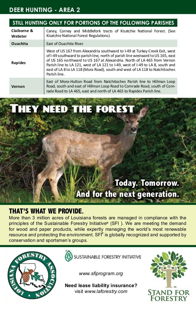20172018 LDWF Hunting Regulations