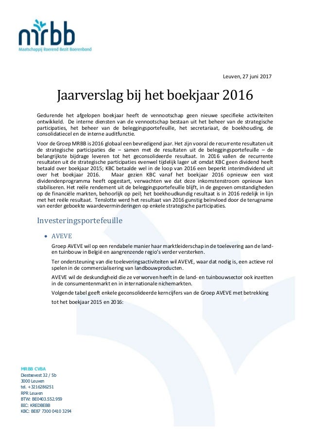Goed Jaar Voor De Boerenbond