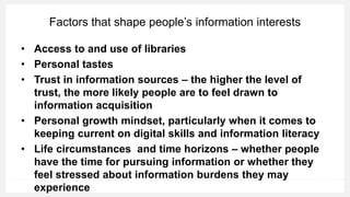 How People Fit Libraries Into Their Lives Slide 14