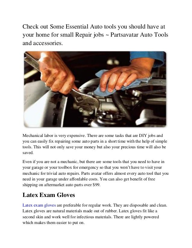 Partsavatar.Canada Auto tools check out some tools that you can