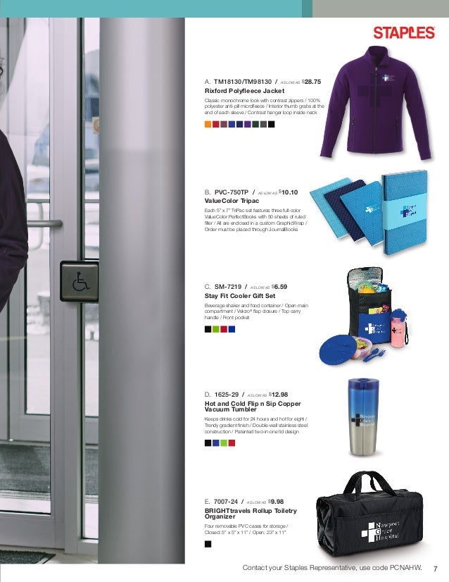 Staples Promotional Products Healthcare Ideas