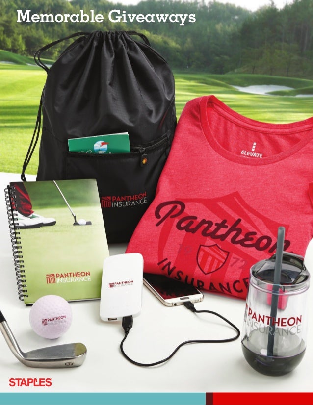 Staples Golf Promotional Products Catalog