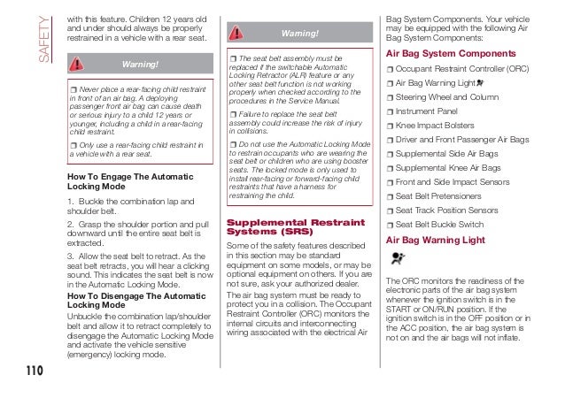 2017 Alfa Romeo Giulia Owners Manual