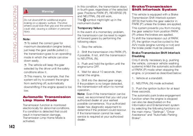 2017 Alfa Romeo Giulia Owners Manual