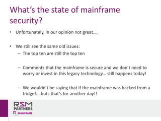 2017 - A New Look at Mainframe Hacking and Penetration Testing v2.2 | PDF