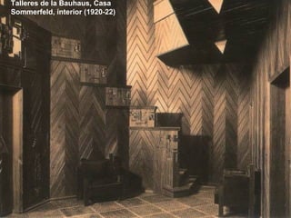 Talleres de la Bauhaus, Casa
Sommerfeld, interior (1920-22)
 