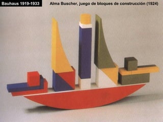 Alma Buscher, juego de bloques de construcción (1924)Bauhaus 1919-1933
 
