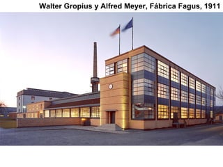 Walter Gropius y Alfred Meyer, Fábrica Fagus, 1911
 