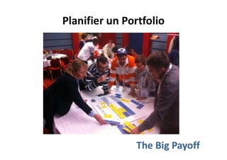 Planifier un Portfolio
The Big Payoff
 