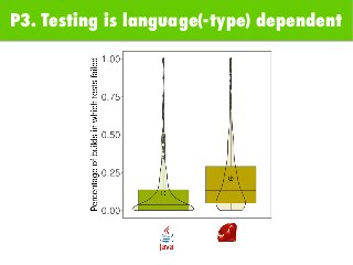 P3. Testing is language(-type) dependent
Tests Build Result→
 