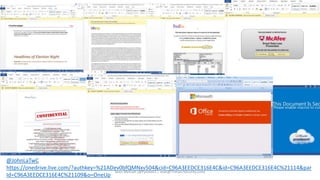 @JohnLaTwC
https://onedrive.live.com/?authkey=%21ADev0bfQMNxv504&cid=C96A3EEDCE316E4C&id=C96A3EEDCE316E4C%21114&par
Id=C96A3EEDCE316E4C%21109&o=OneUp
Sean Metcalf [@Pyrotek3 | sean@TrimarcSecurity.com]
 