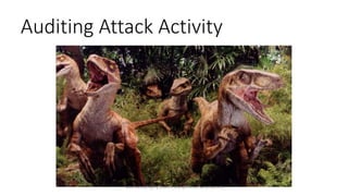 Auditing Attack Activity
Sean Metcalf [@Pyrotek3 | sean@TrimarcSecurity.com]
 