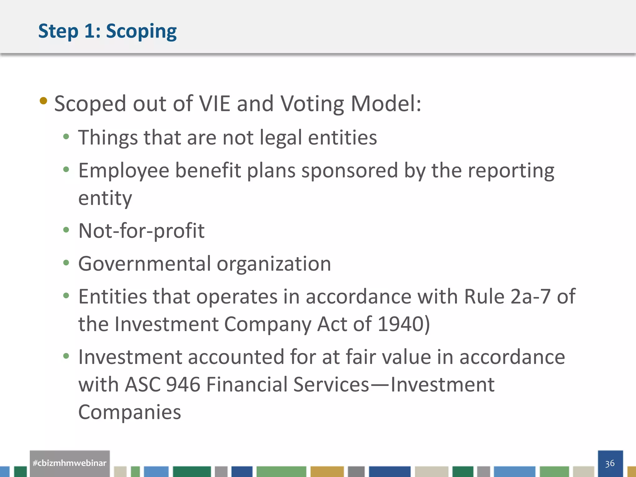 Webinar Slides: Consolidation Considerations - How to Apply the New  Standards | PDF