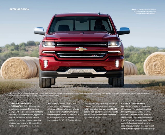 2017 Chevrolet Silverado Catalog PDF Pickup Trucks Auto Body Styles