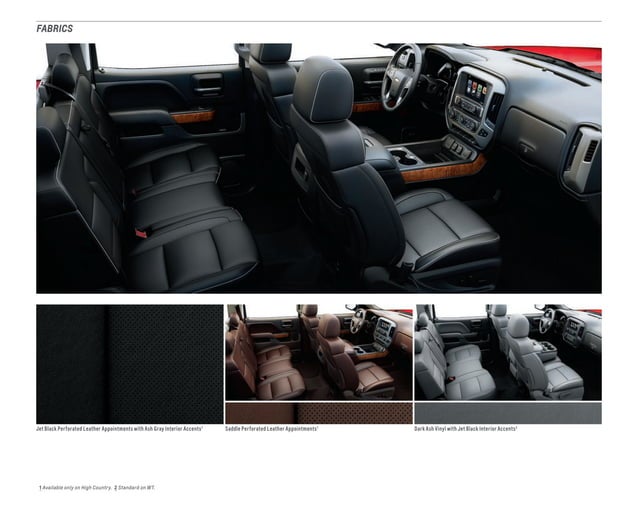 2017 Chevrolet Silverado Catalog PDF Pickup Trucks Auto Body Styles