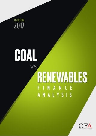 India 2017 Coal vs Renewable Report