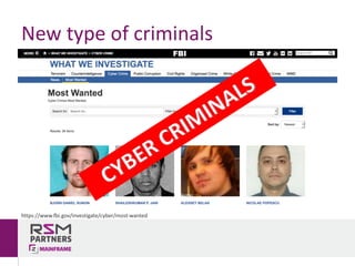 New	type	of	criminals
https://www.fbi.gov/investigate/cyber/most-wanted
 