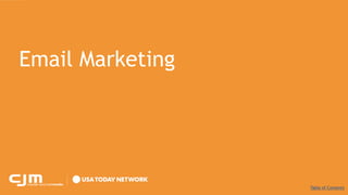 Click to edit Master text styles
Email Marketing
Table of Contents
 