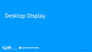 Click to edit Master text styles
Desktop Display
Table of Contents
 
