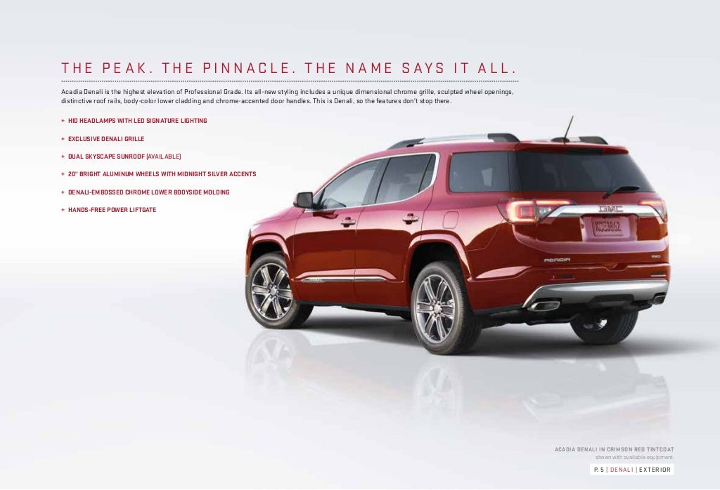 2017 GMC Acadia Brochure Omaha Area GMC Dealer