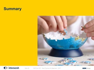 GWTCon 2017 - Best Practices for Beginners | 2017Seite 28
Summary
 