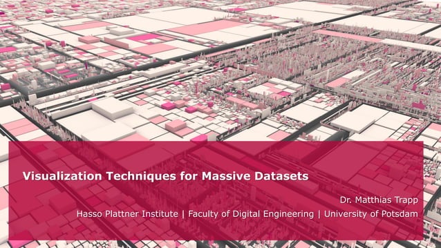 Visualization Techniques for Massive Datasets | PPT