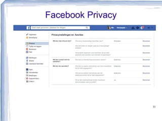 Facebook Privacy
11
 