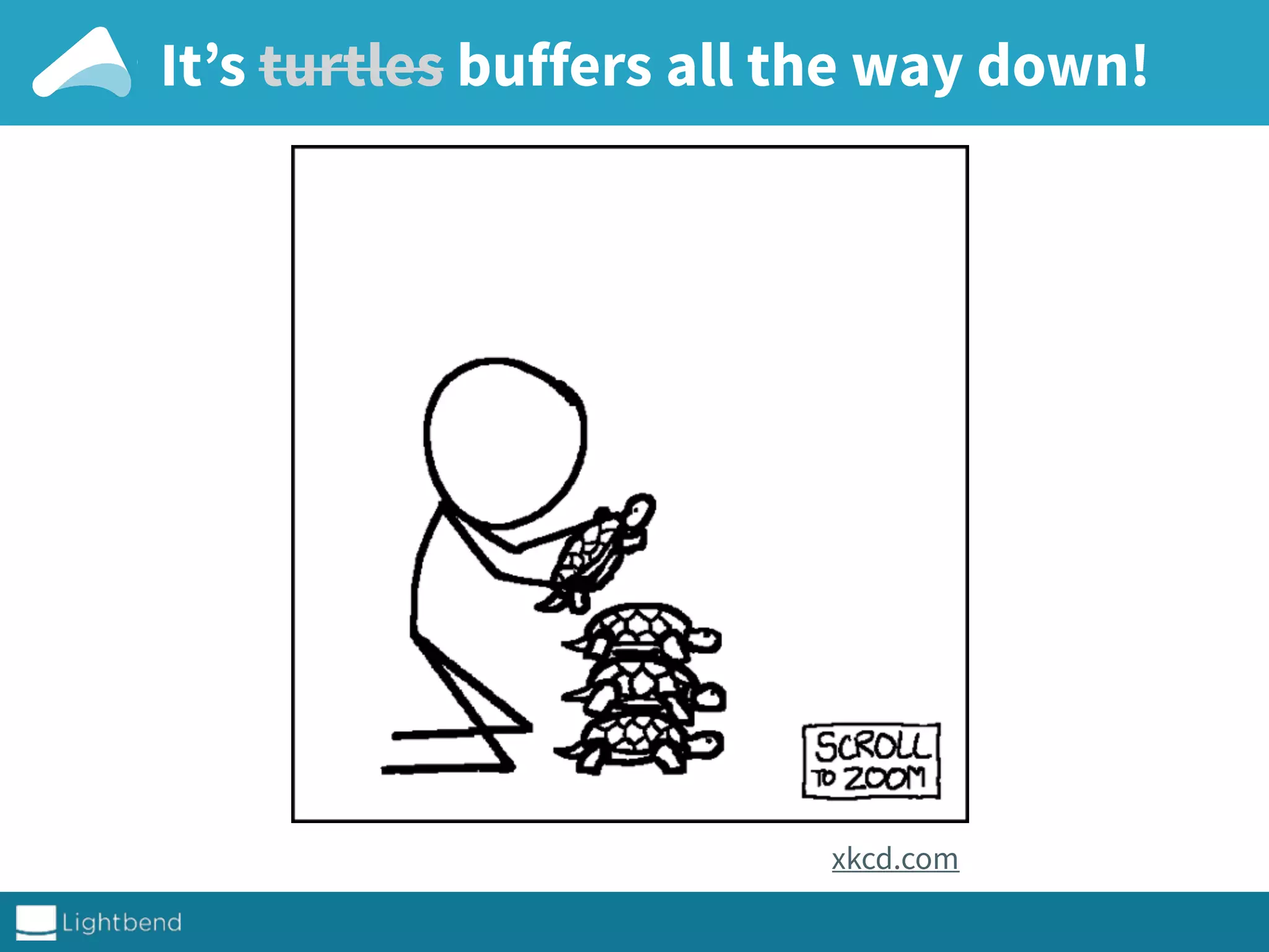 It’s turtles buffers all the way down!
xkcd.com
 