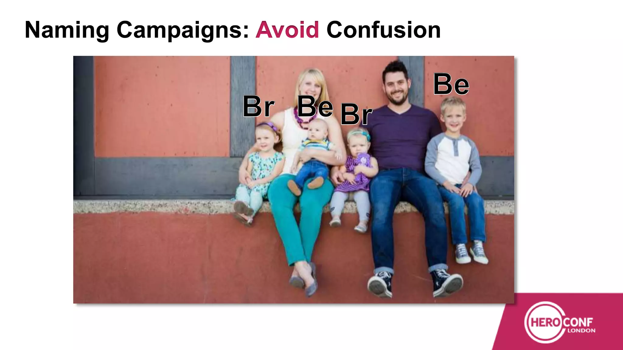 Naming Campaigns: Avoid Confusion
 