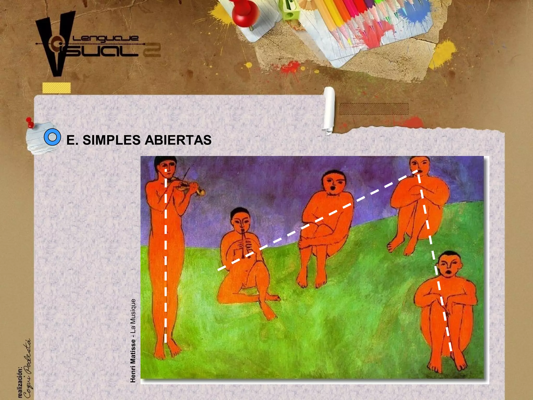 E. SIMPLES ABIERTAS
HenriMatisse-LaMusique
 