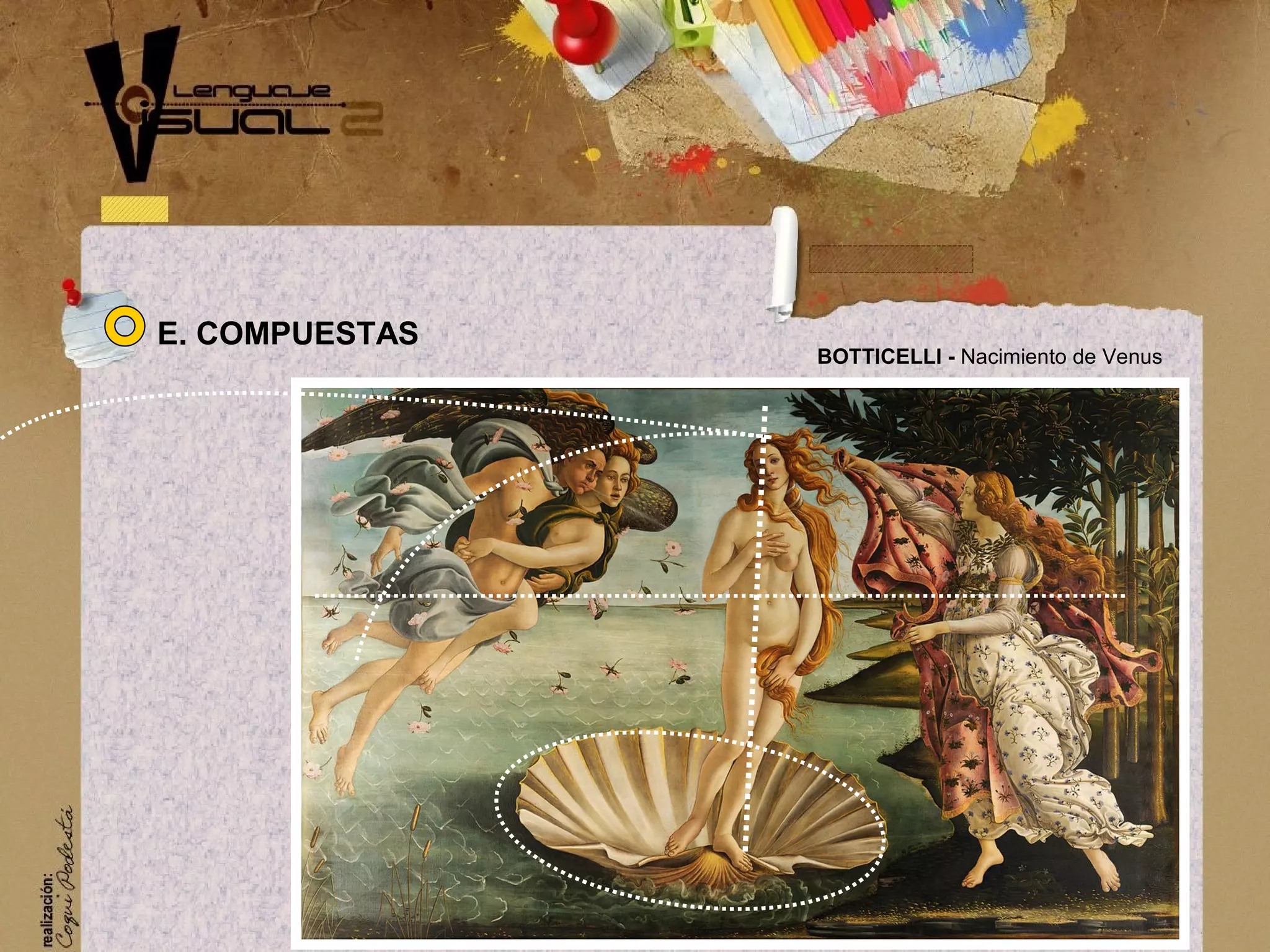 BOTTICELLI - Nacimiento de Venus
E. COMPUESTAS
 