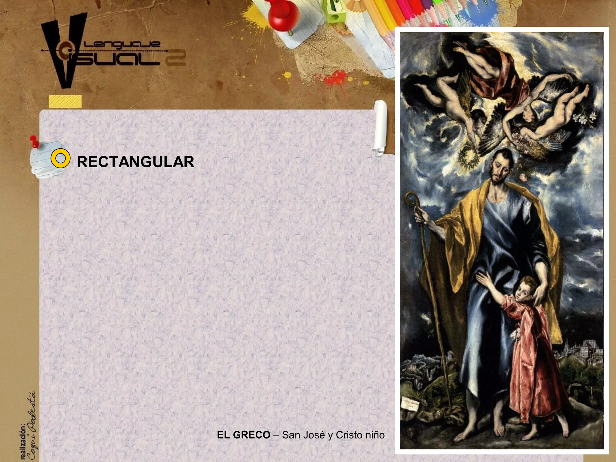 EL GRECO &ndash; San Jos&eacute; y Cristo ni&ntilde;o
RECTANGULAR
 