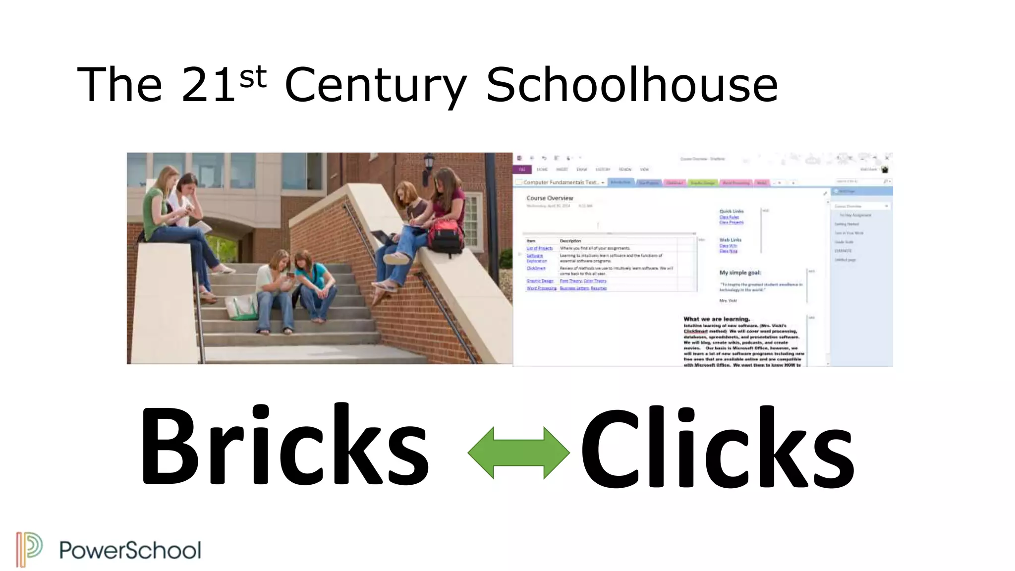 The 21st Century Schoolhouse
 