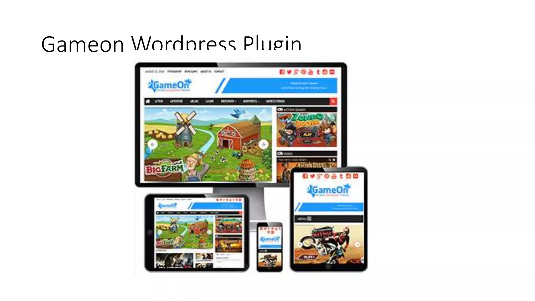 Gameon Wordpress Plugin
 