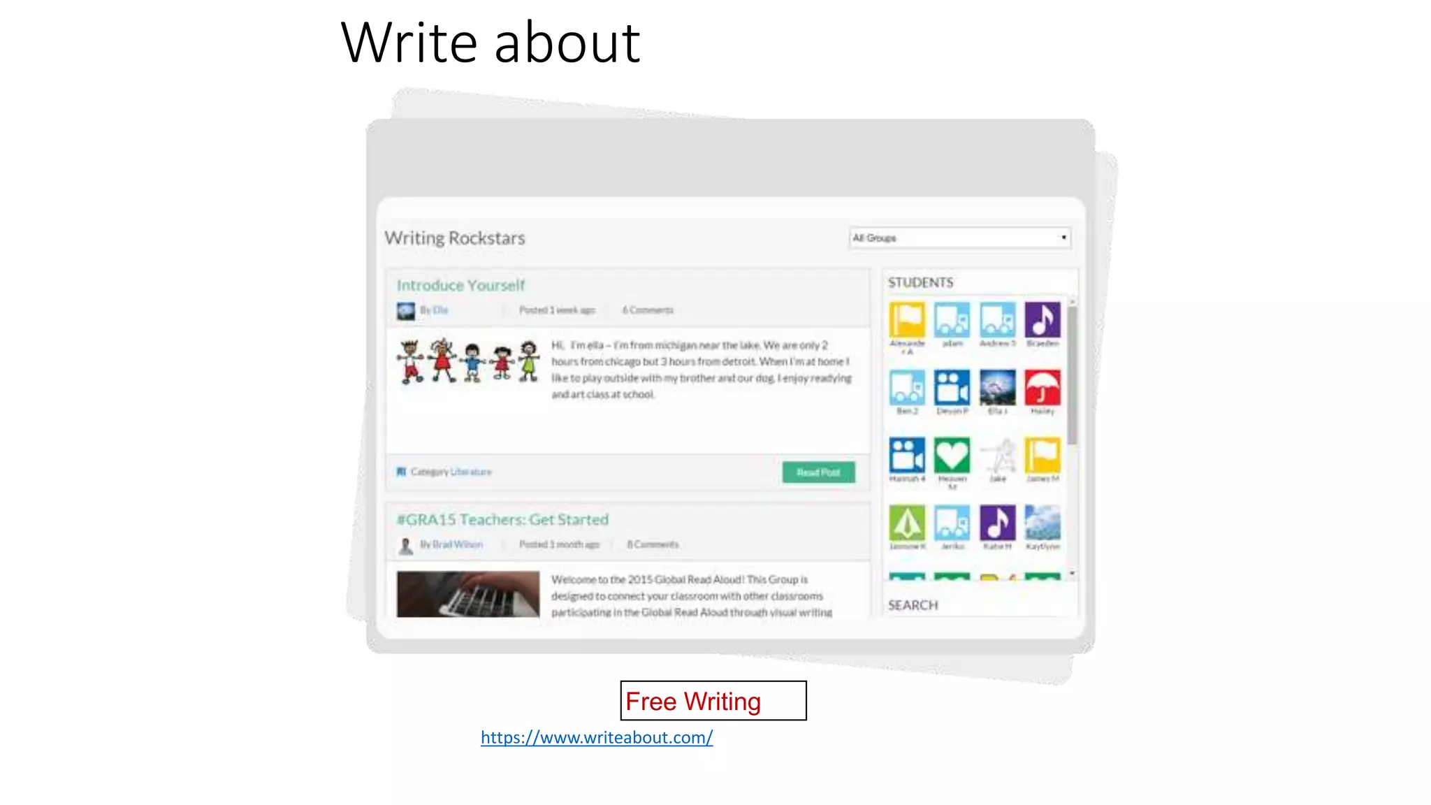 Write about
Free Writing
https://www.writeabout.com/
 