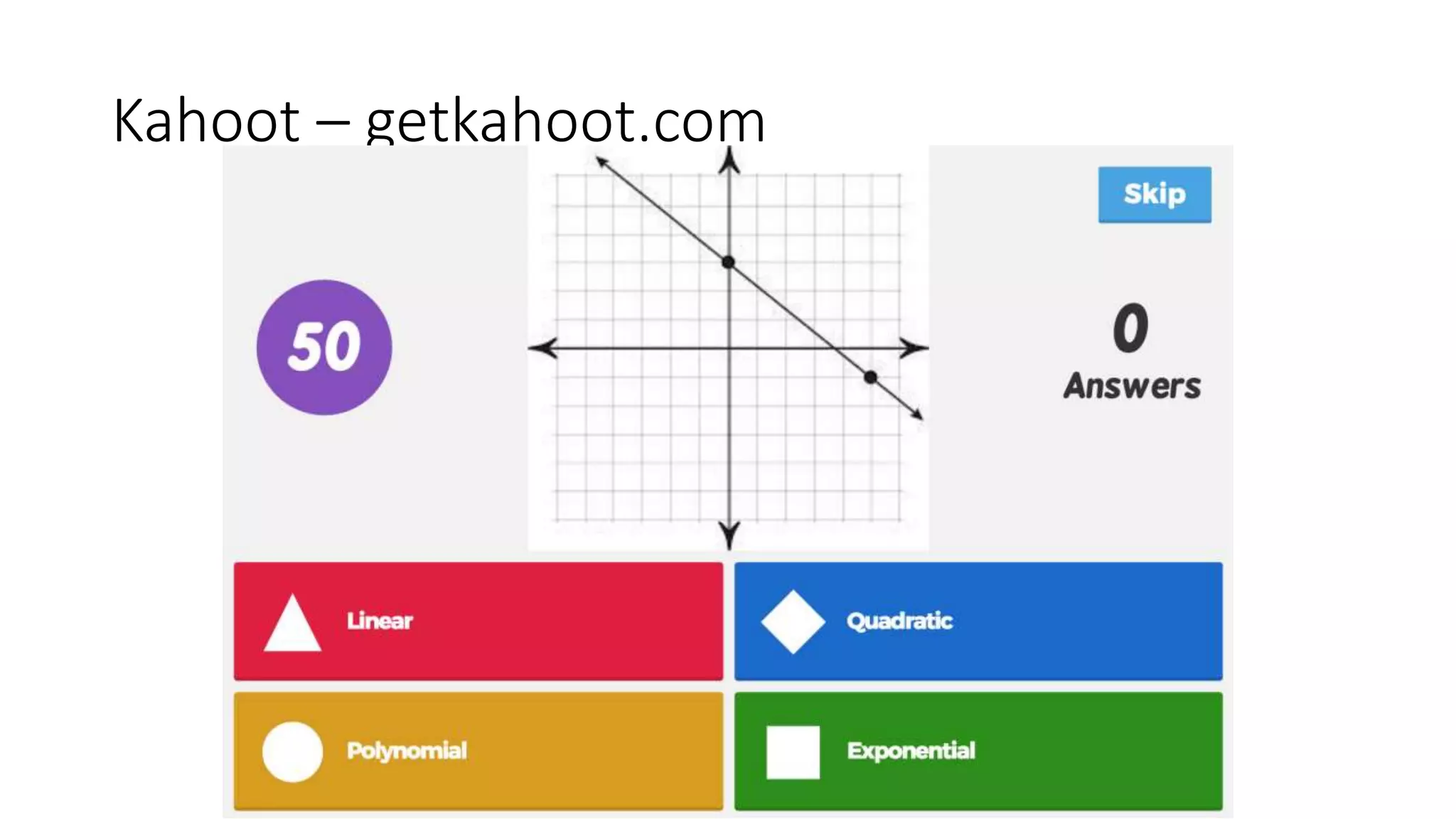 Kahoot – getkahoot.com
 