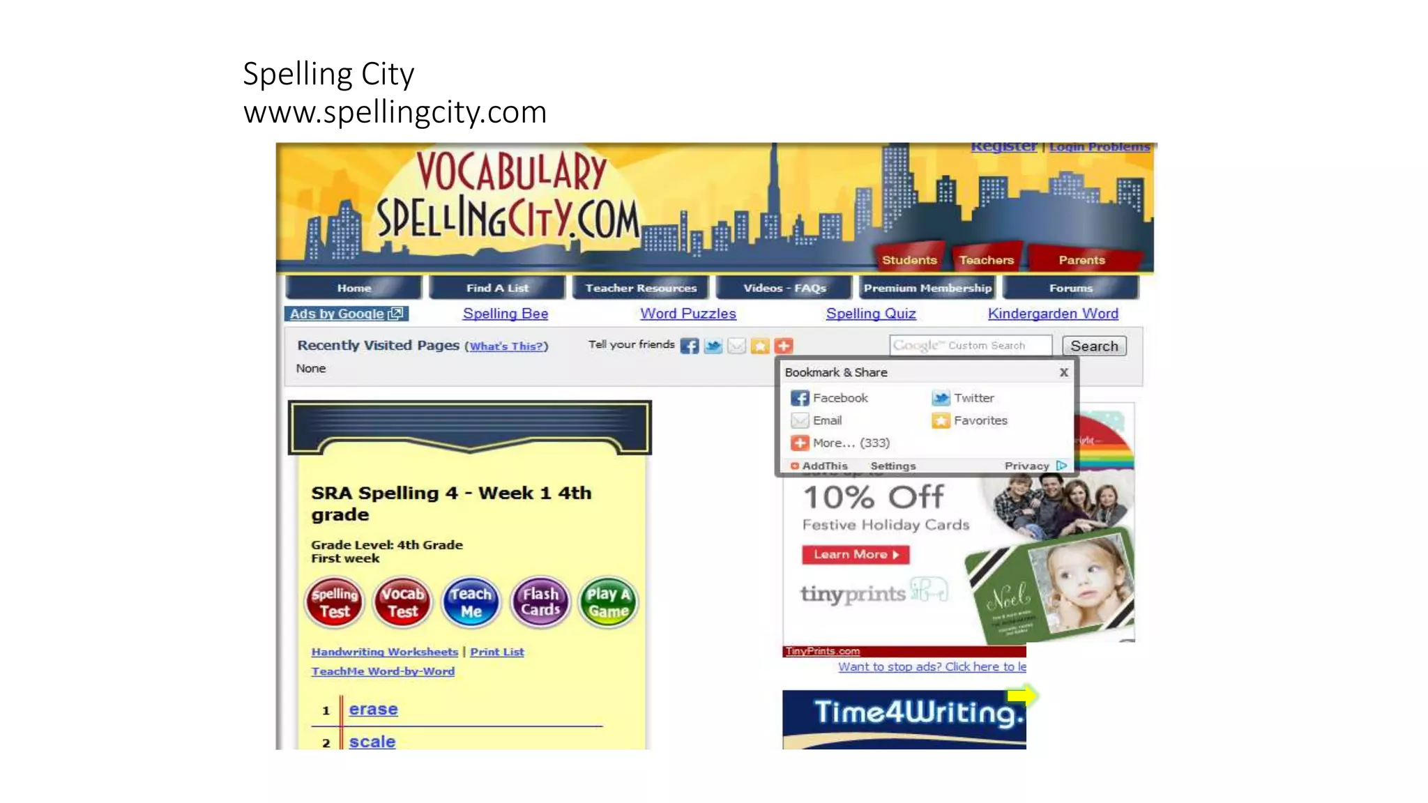 Spelling City
www.spellingcity.com
 