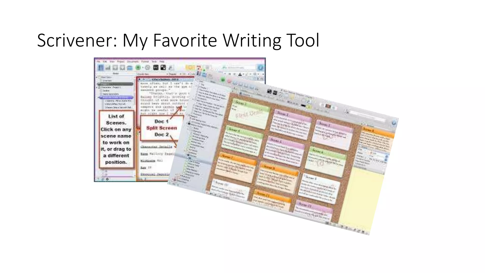 Scrivener: My Favorite Writing Tool
 